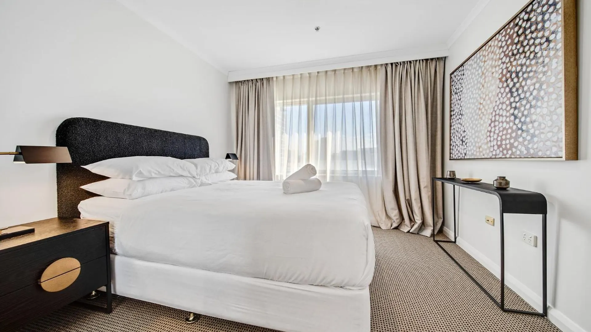 Apartmán Center 1-Bed With Sauna, Gym, Bbq & Parking Canberra Austrálie
